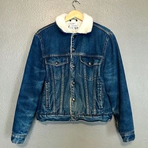 80’s Denim Sherpa Jacket
